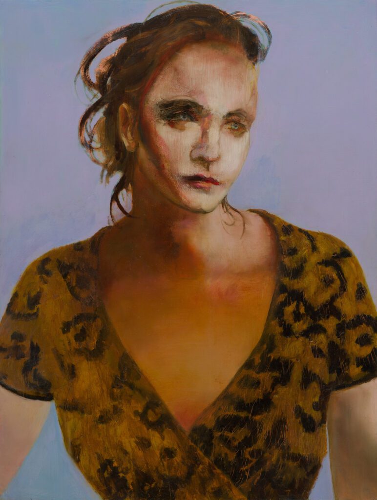Jesse Leroy Smith - 'Lottie' - oil on copper - 55 x 43 cm