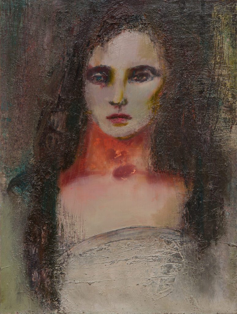 Jesse Leroy Smith - ‘Walkabout' - oil on copper - 55 x 43 cm - Private Collection