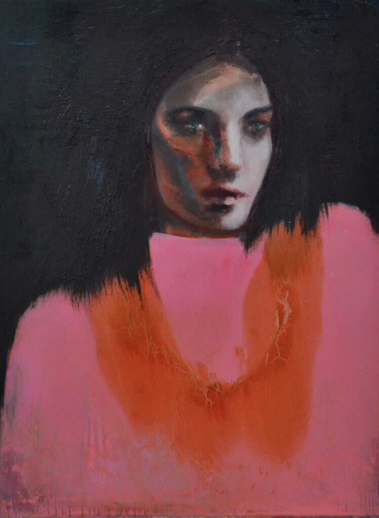Jesse Leroy Smith - ‘Deborah’ - oil on copper - 55 x 43 cm