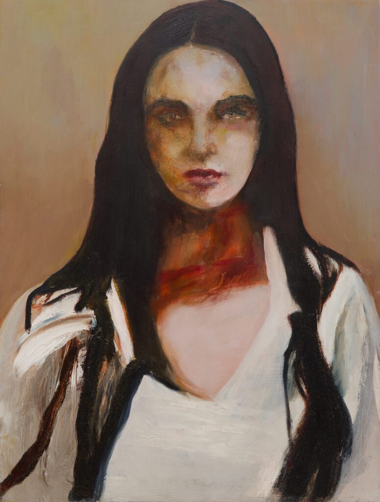 Jesse Leroy Smith - 'Jenny' - oil on copper - 55 x 43 cm - Private Collection