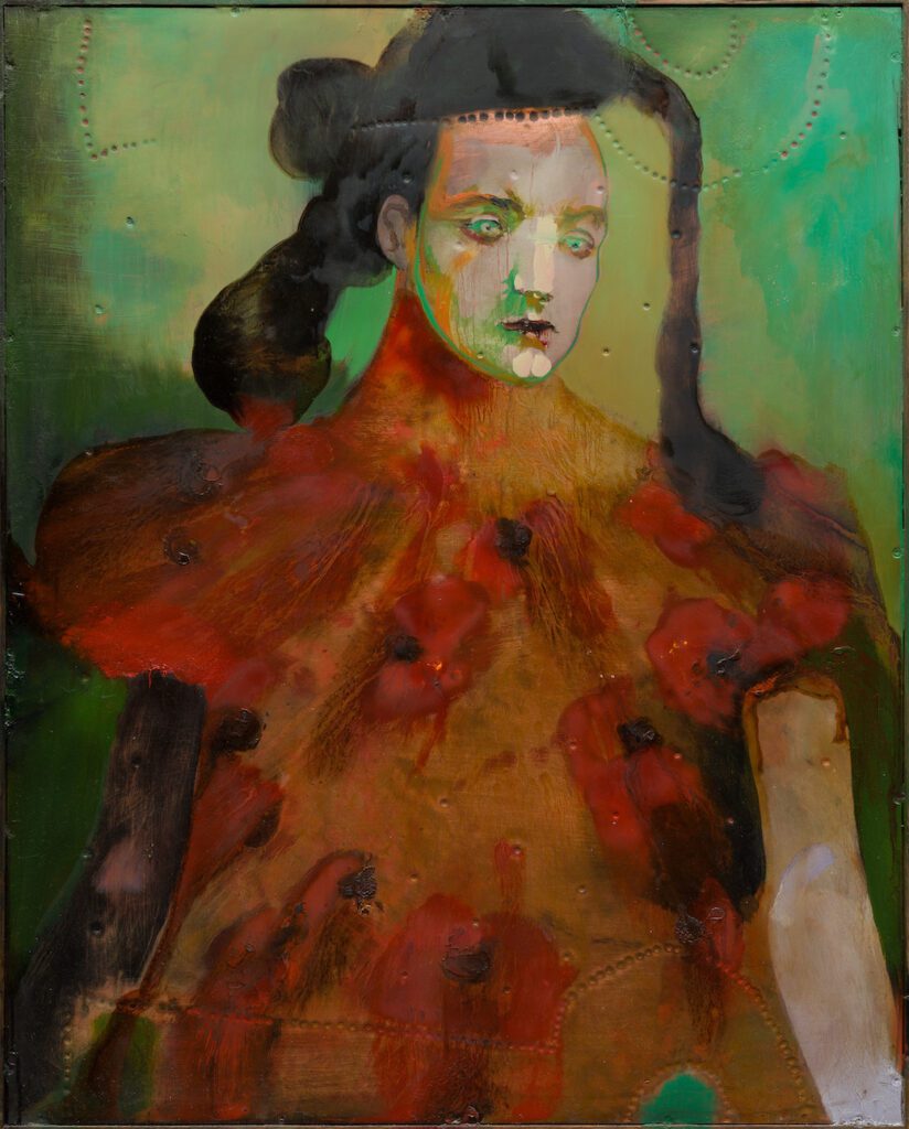 Jesse Leroy Smith - ‘Bloodline’- Oil on copper - 100 x 80 cm
