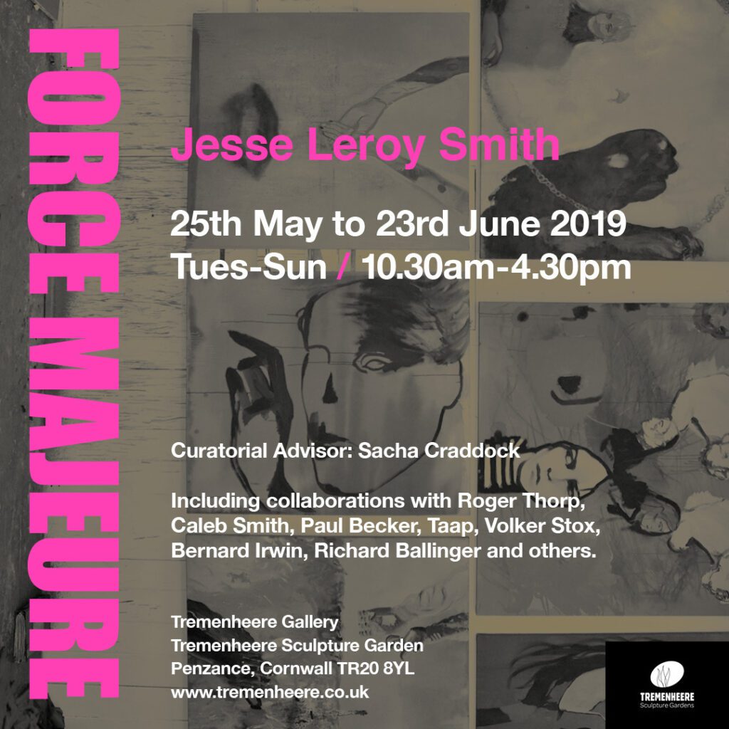 Jesse Leroy Smith - Exhibition Poster design by Helen Ellis Brown