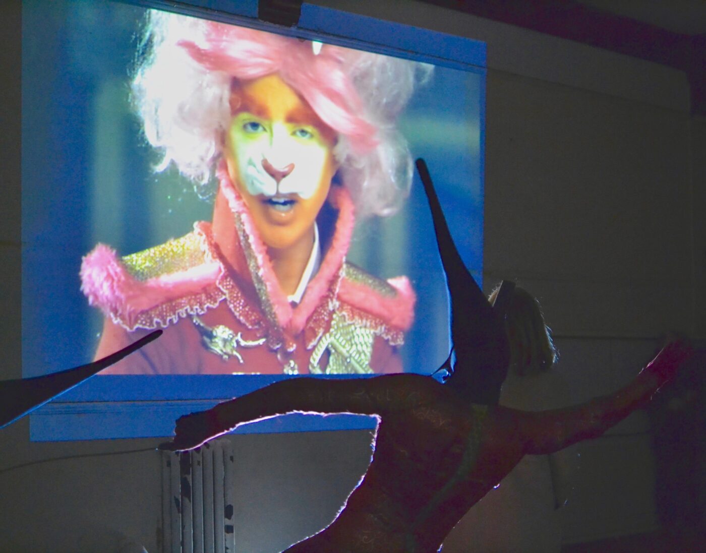 The Dark Rooms - Curated by Jesse Leroy Smith, Rachel Maclean, Video and Tim Shaw sculpture at CAST, Cornwall