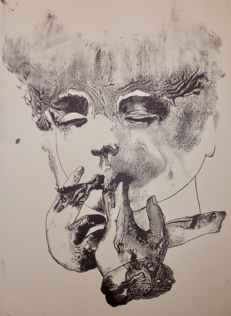 'Smoke’ Lithograph 72cm x 60cm