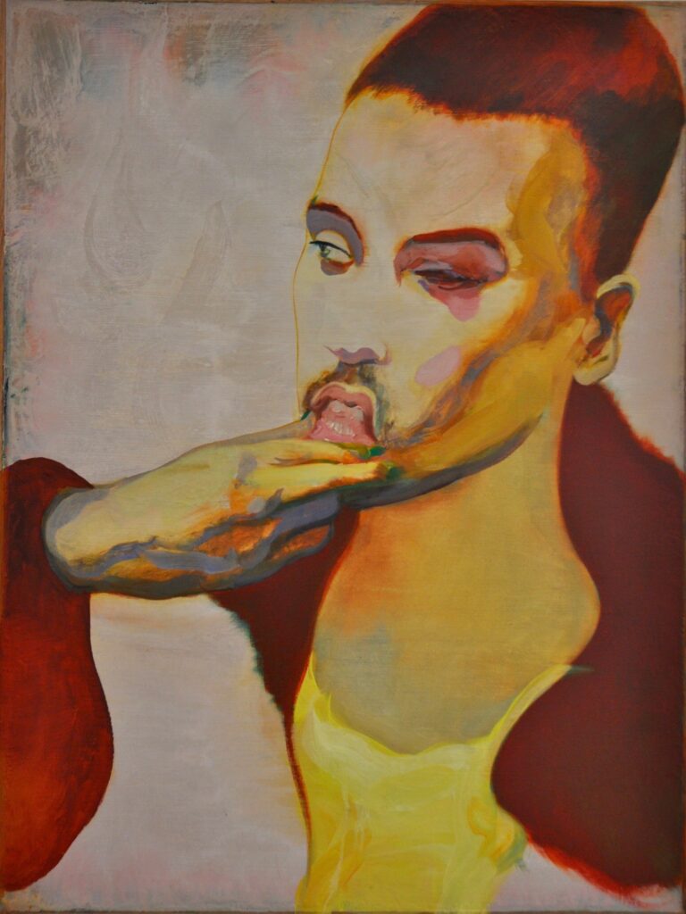 Jesse Leroy Smith - 'Captive' 2021 - Oil on panel 82 x 62cm